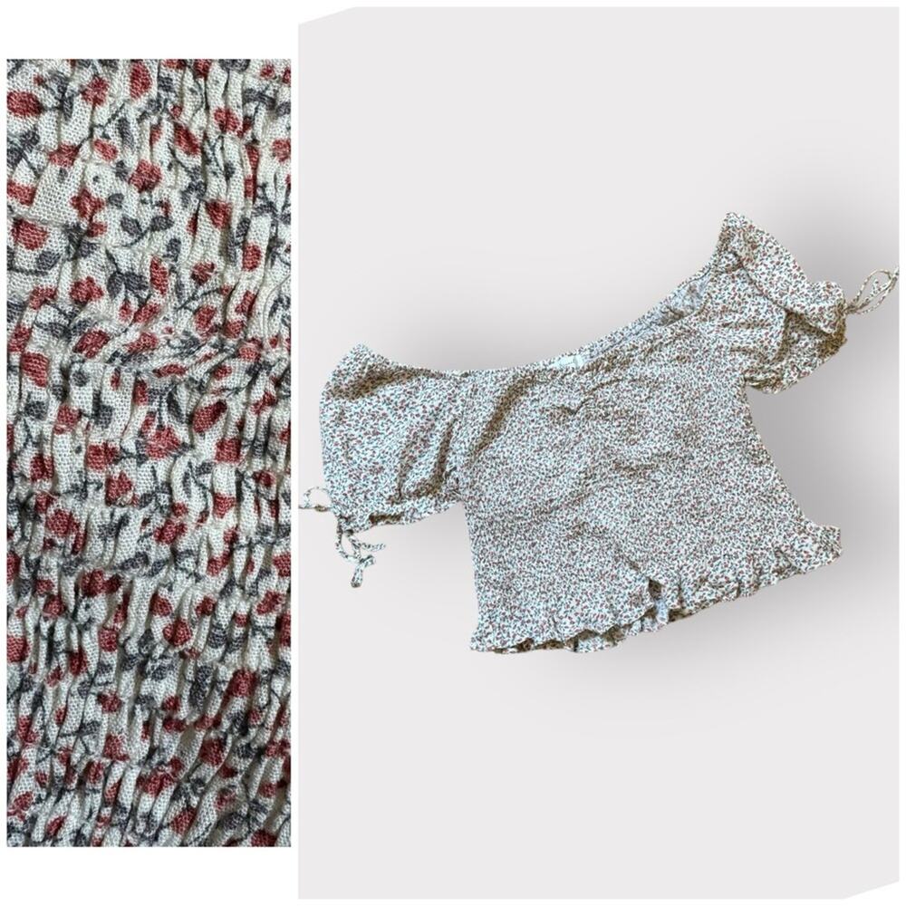 NEW Beceel cropped off shoulder top